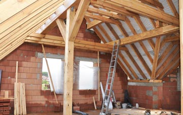 White Horse Corner attic trusses