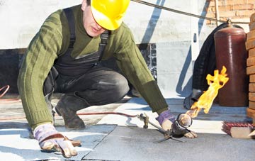White Horse Corner flat roof construction